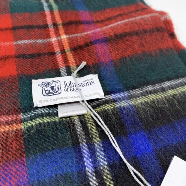 Johnstons of Elgin �J�V�~��100% �唻�X�g�[�� �}�t���[ �u���b�N �X�`�����[�g WA000016 �� �u�����h�� 