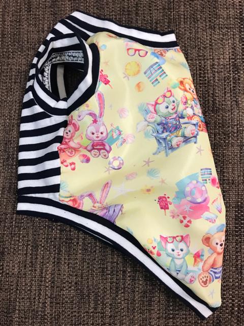 ★ハンドメイド ダッフィーフレンズ シャツ ボーダー 犬服 M★ < ペット/手芸/園芸  ★ハンドメイド ダッフィーフレンズ シャツ ボーダー 犬服 M★ < ペット/手芸/園芸の