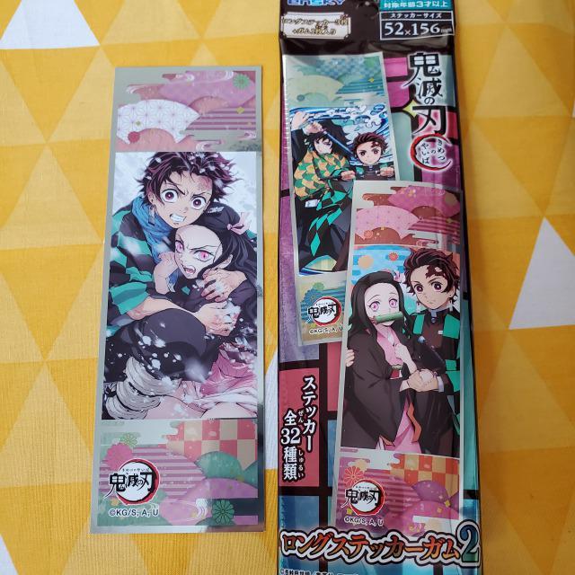 60新品*鬼滅の刃*ロングステッカー2*炭治郎&禰豆子 < アニメ/コミック/キャラクター  60新品*鬼滅の刃*ロングステッカー2*炭治郎&禰豆子  < アニメ/コミック/キャラクターの