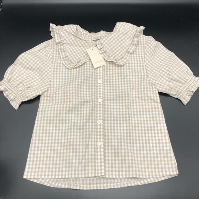 即決 petit main Bigカラーブラウス 110cm < キッズ/ベビー  即決 petit main Bigカラーブラウス 110cm  < キッズ/ベビーの