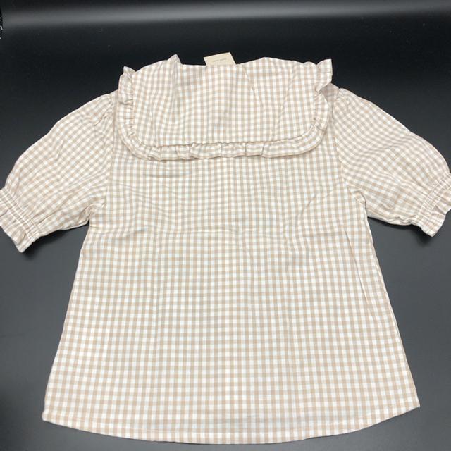 即決 petit main Bigカラーブラウス 110cm < キッズ/ベビー  即決 petit main Bigカラーブラウス 110cm < キッズ/ベビーの