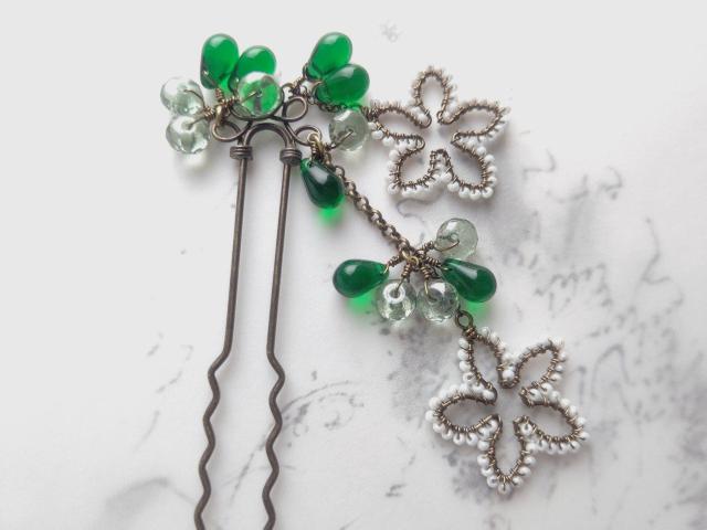 *冬花のかんざし*22055 < 女性ファッション  *冬花のかんざし*22055  < 女性ファッションの