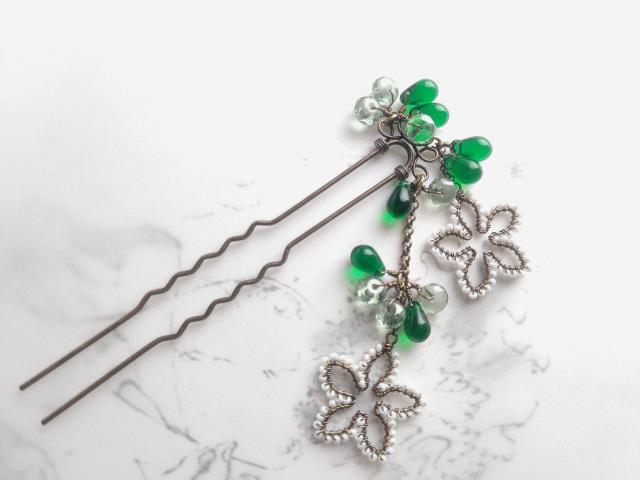 *冬花のかんざし*22055 < 女性ファッション  *冬花のかんざし*22055 < 女性ファッションの