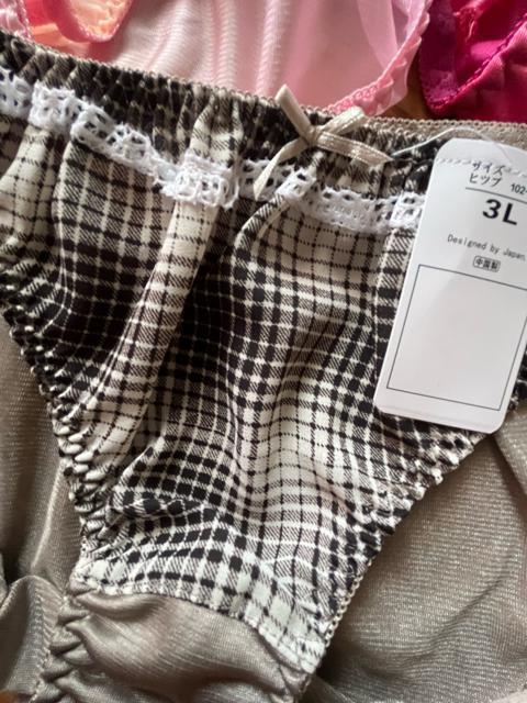 3Lサイズ!5枚セット!ツルツル光沢素材!シフォン使い!色とりどり!高貴品格!エレガント!ショーツ!No.ラブ < 女性ファッション  3Lサイズ!5枚セット!ツルツル光沢素材!シフォン使い!色とりどり!高貴品格!エレガント!ショーツ!No.ラブ < 女性ファッションの