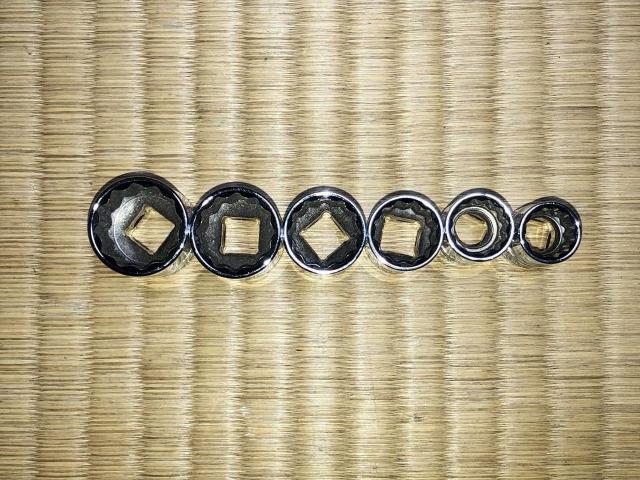 美品!インチサイズ シャローソケット 6個セット 差込3/8(9.5o) < 自動車/バイク 美品!インチサイズ シャローソケット 6個セット 差込3/8(9.5o) < 自動車/バイク