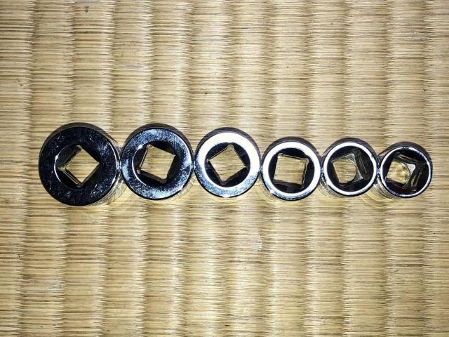 美品!インチサイズ シャローソケット 6個セット 差込3/8(9.5o) < 自動車/バイク 美品!インチサイズ シャローソケット 6個セット 差込3/8(9.5o) < 自動車/バイク