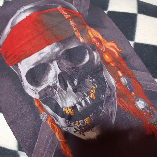 新品★ハロウィン★フェイスマスク・ネックウォーマー /海賊スカル < 男性ファッション  新品★ハロウィン★フェイスマスク・ネックウォーマー /海賊スカル < 男性ファッションの