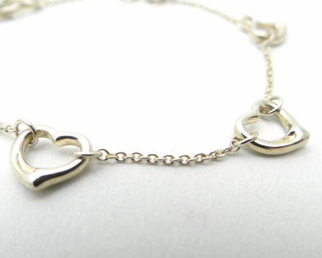 TIFFANY&CO. ティファニー オープンハート ブレスレット 17cm SV925<USED>【送料無料】 < ブランド  TIFFANY&CO. ティファニー オープンハート ブレスレット 17cm SV925<USED>【送料無料】 < ブランドの