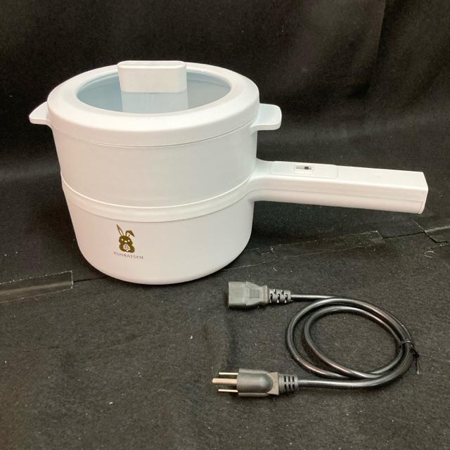 未使用 電気鍋 ロングハンドル 2L セラミックコーティング 多機能電気鍋 < 家電/AV  未使用 電気鍋 ロングハンドル 2L セラミックコーティング 多機能電気鍋 < 家電/AVの