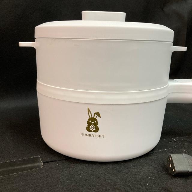 未使用 電気鍋 ロングハンドル 2L セラミックコーティング 多機能電気鍋 < 家電/AV  未使用 電気鍋 ロングハンドル 2L セラミックコーティング 多機能電気鍋 < 家電/AVの