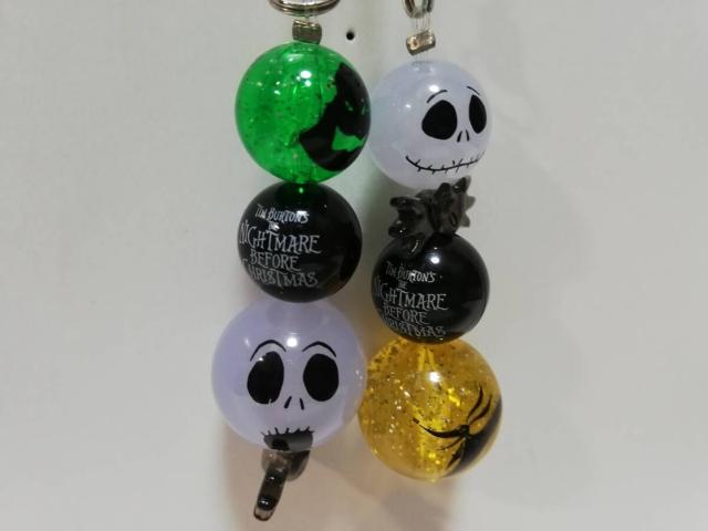 ナイトメアークリスマスカラフルビーズストラップ 2個セット < 家電/AV ナイトメアークリスマスカラフルビーズストラップ 2個セット < 家電/AVの