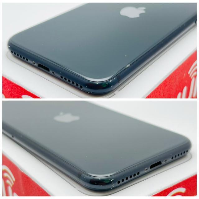 C 91% iPhone SE2 64 GB SIM�t���[ �u���b�N�@�{�� �� �Ɠd/AV�� 