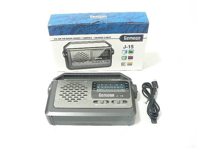 Gemean J-15 ���W�I�ELED���C�g�t���E���i�E�����I  �� �Ɠd/AV�� 