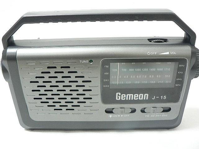 Gemean J-15 ���W�I�ELED���C�g�t���E���i�E�����I �� �Ɠd/AV�� 