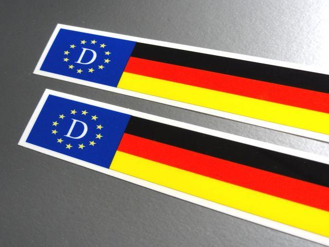 B ドイツ国旗バナーステッカー2枚set☆BMW に < 自動車/バイク B ドイツ国旗バナーステッカー2枚set☆BMW に < 自動車/バイク