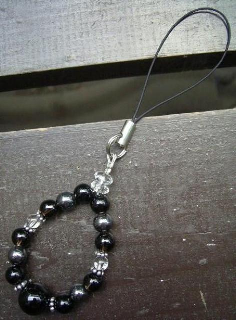 ☆即決☆オニキスxヘマタイトx煙水晶ストラップ < 家電/AV  ☆即決☆オニキスxヘマタイトx煙水晶ストラップ  < 家電/AVの