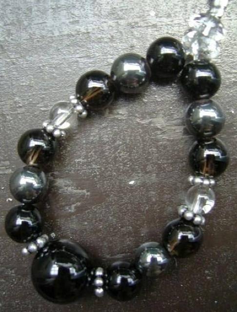 ☆即決☆オニキスxヘマタイトx煙水晶ストラップ < 家電/AV  ☆即決☆オニキスxヘマタイトx煙水晶ストラップ < 家電/AVの