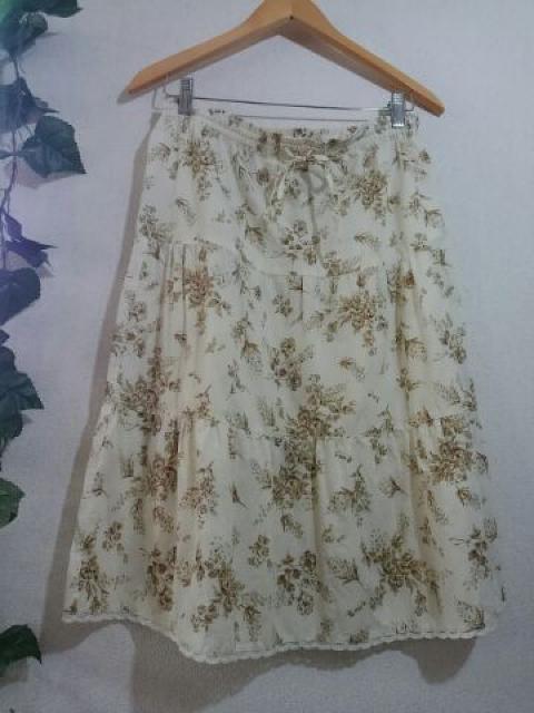 **B.L.U.E.* 草花模様 コットン*リネンSK AM < ブランド **B.L.U.E.* 草花模様 コットン*リネンSK AM < ブランドの