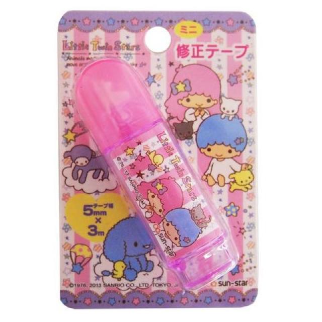 《New》リトルツインスターズ/キキララ★テープ幅5mm使いやすい・コンパクト*修正テープ < インテリア/ライフ 《New》リトルツインスターズ/キキララ★テープ幅5mm使いやすい・コンパクト*修正テープ < インテリア/ライフの
