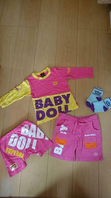 BABYDOLL☆80サイズディズニー3点セット☆女の子☆即決! < ブランド  BABYDOLL☆80サイズディズニー3点セット☆女の子☆即決!  < ブランドの