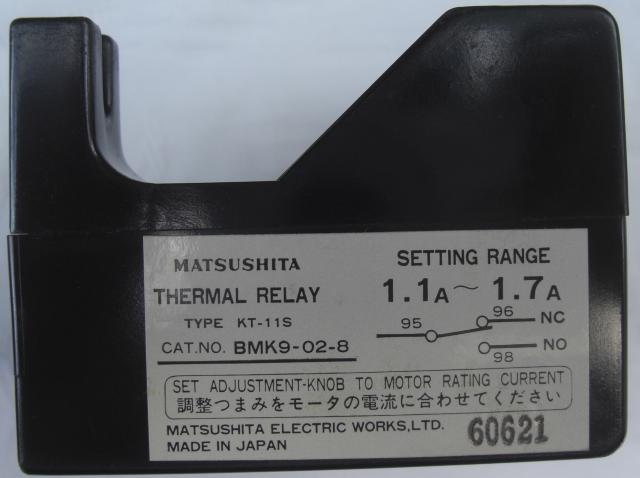 松下電工/KT-11Sサーマルリレー未使用品2個1口!!8.3 < 家電/AV  松下電工/KT-11Sサーマルリレー未使用品2個1口!!8.3 < 家電/AVの