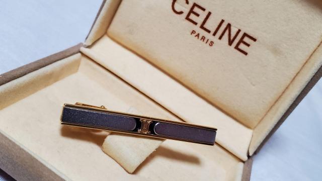 正規 レア セリーヌ クラシック マカダム エンブレムロゴ ゴールド SV コンビネクタイピン クリップタイバー タイ留め 付属有 < ブランド  正規 レア セリーヌ クラシック マカダム エンブレムロゴ ゴールド SV コンビネクタイピン クリップタイバー タイ留め 付属有  < ブランドの