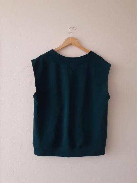 GU◆モスグリーン スウェット  ノースリーブ タンクトップ ベスト M < ブランド  GU◆モスグリーン スウェット  ノースリーブ タンクトップ ベスト M < ブランドの