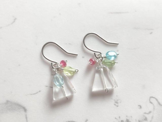 *水晶のピアス*SF 21034 < 女性アクセサリー/時計 *水晶のピアス*SF 21034 < 女性アクセサリー/時計の