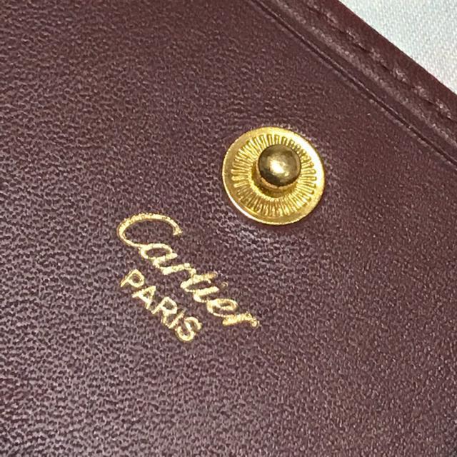 正規品 極美品 カルティエ スクエアレザーコインケース ボルドー ほぼ未使用 < ブランド  正規品 極美品 カルティエ スクエアレザーコインケース ボルドー ほぼ未使用 < ブランドの