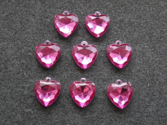 アクリルパーツ 手芸・アクセサリーパーツ ハートチャーム 8個セット < ペット/手芸/園芸 アクリルパーツ 手芸・アクセサリーパーツ ハートチャーム 8個セット < ペット/手芸/園芸の