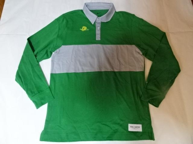 【Nike】USカレッジ オレゴン大学 ダックス胸刺繍入り ロングポロUS S < ブランド  【Nike】USカレッジ オレゴン大学 ダックス胸刺繍入り ロングポロUS S < ブランドの