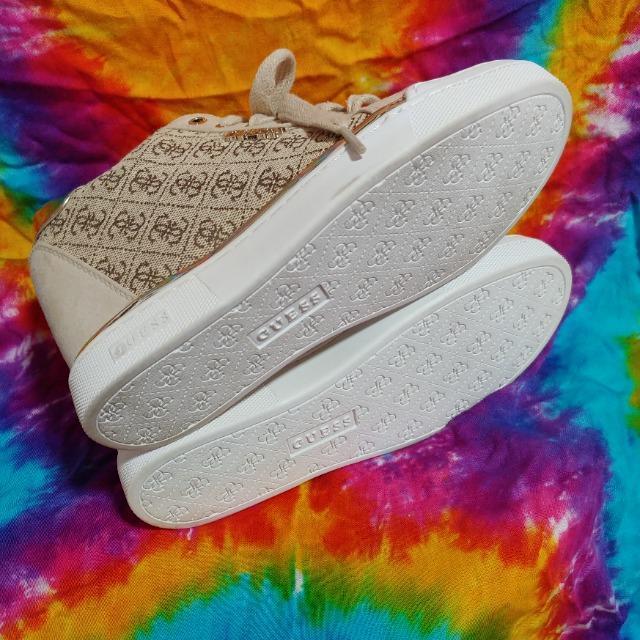 鬼カワ(///ω///)GUESSゲス□厚底ウェッジソールスニーカー□23.5cm□ < ブランド  鬼カワ(///ω///)GUESSゲス□厚底ウェッジソールスニーカー□23.5cm□ < ブランドの