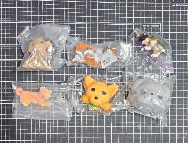 【定形外送料無料】ガチャガチャ○『犬』6点セット < ホビー 【定形外送料無料】ガチャガチャ○『犬』6点セット < ホビーの