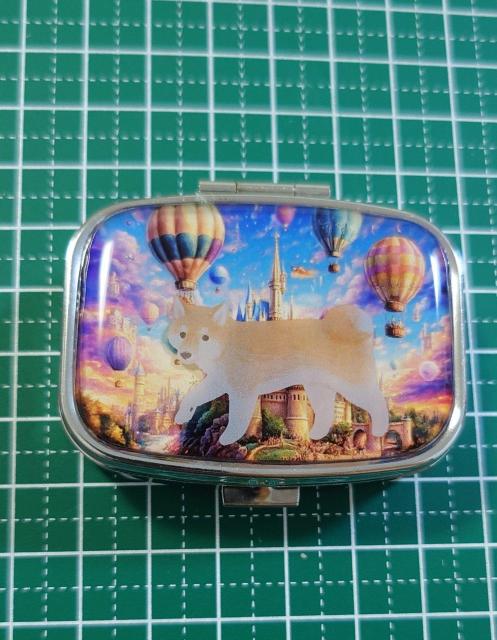 柴犬ハンドメイドピルケース*かわいい薬入れ  かわいい小物入れ  かわいいアクセサリーケース   柴犬グッズ  柴犬アクセサリー < 女性ファッション  柴犬ハンドメイドピルケース*かわいい薬入れ  かわいい小物入れ  かわいいアクセサリーケース   柴犬グッズ  柴犬アクセサリー < 女性ファッションの