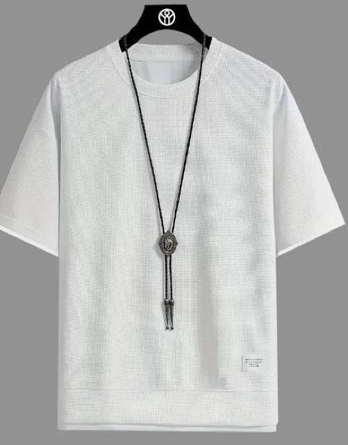 超お買い得990円★高品質夏用メンズワッフル半袖シャツ、フェイク2ピースデザイン USAサイズS(日本サイズL相当)コーラル < 男性ファッション  超お買い得990円★高品質夏用メンズワッフル半袖シャツ、フェイク2ピースデザイン USAサイズS(日本サイズL相当)コーラル < 男性ファッションの