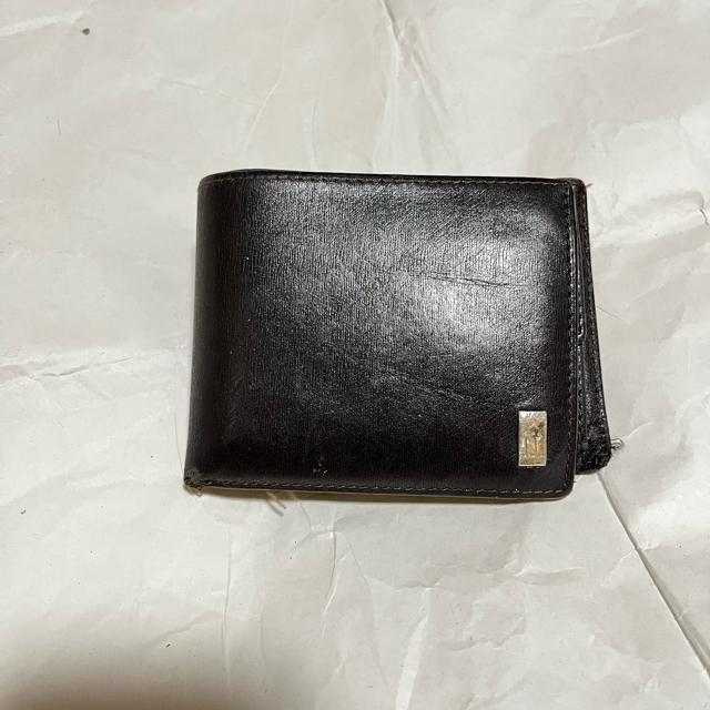 【dunhill / ダンヒル】 レザー / 二つ折り財布(小銭入れあり) 黒 < ブランド 【dunhill / ダンヒル】 レザー / 二つ折り財布(小銭入れあり) 黒 < ブランドの