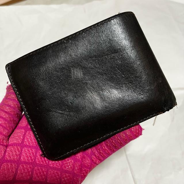 【dunhill / ダンヒル】 レザー / 二つ折り財布(小銭入れあり) 黒 < ブランド 【dunhill / ダンヒル】 レザー / 二つ折り財布(小銭入れあり) 黒 < ブランドの