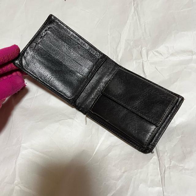 【dunhill / ダンヒル】 レザー / 二つ折り財布(小銭入れあり) 黒 < ブランド 【dunhill / ダンヒル】 レザー / 二つ折り財布(小銭入れあり) 黒 < ブランドの