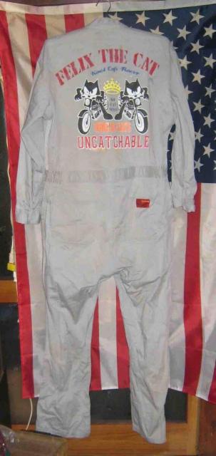 FELIX THE CAT�@ �t�B���b�N�X�@�o�C�N�@���C�_�[�@�c�i�M�@L�T�C�Y�@ �I�[�o�[�I�[���@ �Ȃ��@ �I�[���C������  �� �j���t�@�b�V������ 