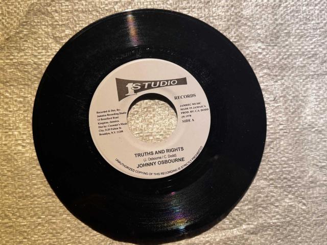 JOHNNY OSBOURNE / Truths And Rights (1979) STUDIO ONE 7�C���`���R�[�h �� CD/DVD/�r�f�I�� 