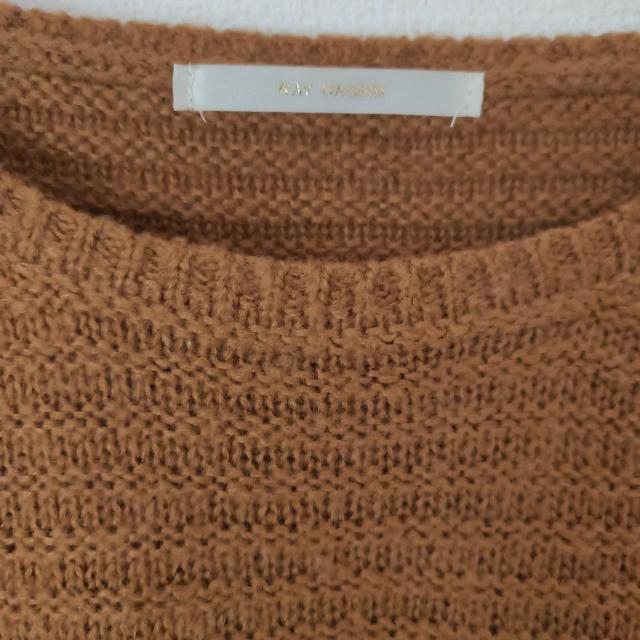 レイカズン フリンジ付き イエローブラウン ニット セーター F < ブランド レイカズン フリンジ付き イエローブラウン ニット セーター F < ブランドの