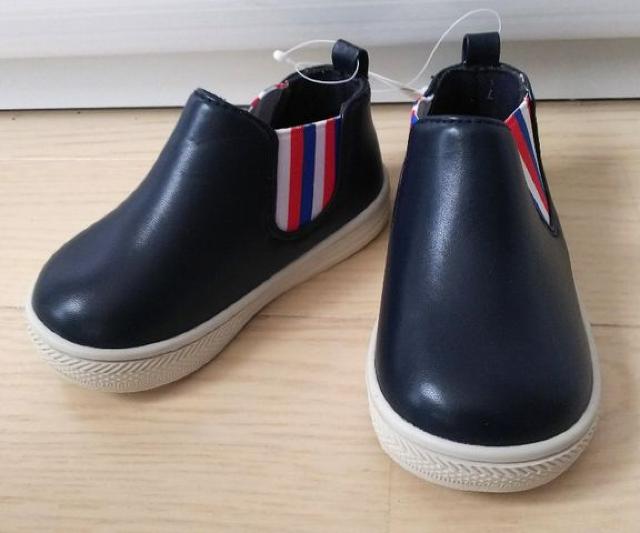 14cm★サイドゴアブーツ★ベビーブーツ★新品★ネイビー < キッズ/ベビー  14cm★サイドゴアブーツ★ベビーブーツ★新品★ネイビー  < キッズ/ベビーの
