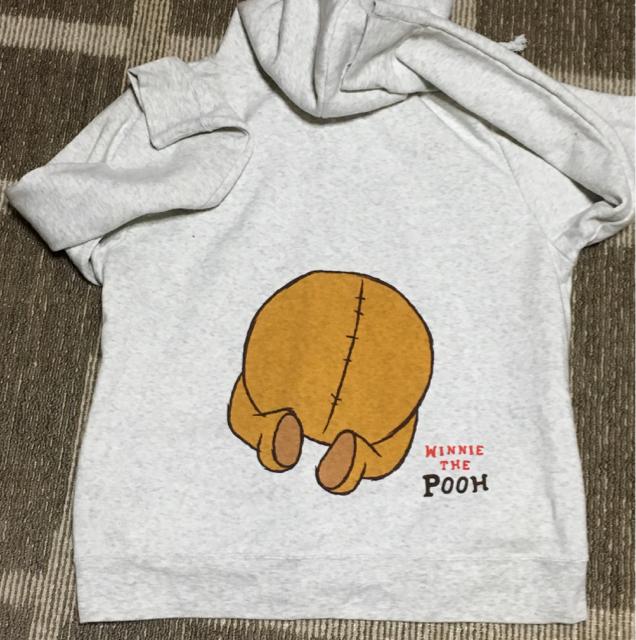 ベルメゾン×ディズニー・前後プーさんスウェットパーカー < ブランド ベルメゾン×ディズニー・前後プーさんスウェットパーカー < ブランドの