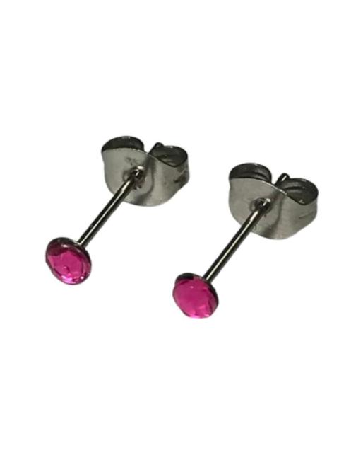 2個1セット 幅3mm ラインストーン スタッドピアス ピンク 両耳用 ステンレス アクリル製 シンプル つけっぱなしOK 安い < 女性アクセサリー/時計  2個1セット 幅3mm ラインストーン スタッドピアス ピンク 両耳用 ステンレス アクリル製 シンプル つけっぱなしOK 安い  < 女性アクセサリー/時計の