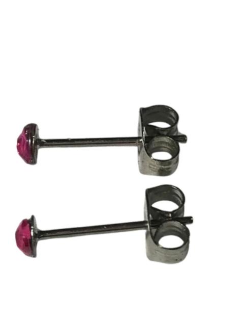 2個1セット 幅3mm ラインストーン スタッドピアス ピンク 両耳用 ステンレス アクリル製 シンプル つけっぱなしOK 安い < 女性アクセサリー/時計  2個1セット 幅3mm ラインストーン スタッドピアス ピンク 両耳用 ステンレス アクリル製 シンプル つけっぱなしOK 安い < 女性アクセサリー/時計の