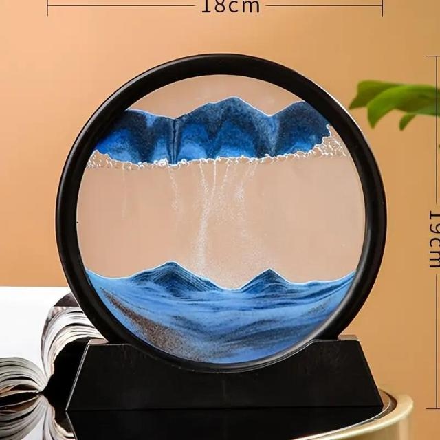 超お買い得890円★3Dダイナミックサンドアート 動く砂絵 リラックス用 デスク ホームオフィスデコレーション 黒フレーム紫 < インテリア/ライフ  超お買い得890円★3Dダイナミックサンドアート 動く砂絵 リラックス用 デスク ホームオフィスデコレーション 黒フレーム紫 < インテリア/ライフの