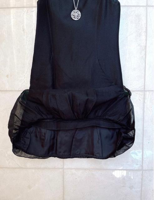 美品 デイジーリン フォクシー ラッフル ワンピース ブラック 38 < ブランド 美品 デイジーリン フォクシー ラッフル ワンピース ブラック 38 < ブランドの