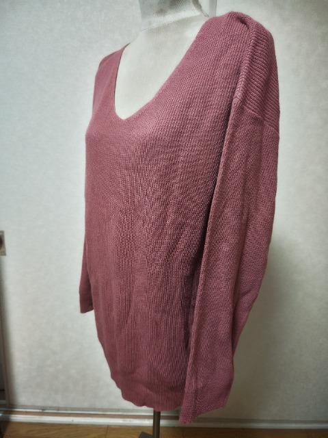 ★大きいサイズ★Vネックリブ編みニット★3L★ < 女性ファッション ★大きいサイズ★Vネックリブ編みニット★3L★ < 女性ファッションの