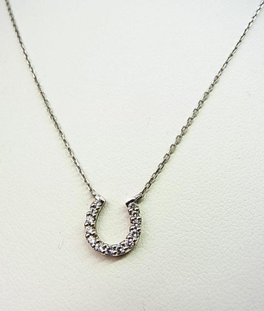 500円スタ★正規品 美品 4℃ ヨンドシー 馬蹄型 ネックレス シルバー CZジルコニア(P) < ブランド 500円スタ★正規品 美品 4℃ ヨンドシー 馬蹄型 ネックレス シルバー CZジルコニア(P) < ブランドの