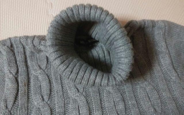 ZAZIE アルパカ入り タートルネック グレー セーター 美品 < 女性ファッション  ZAZIE アルパカ入り タートルネック グレー セーター 美品 < 女性ファッションの